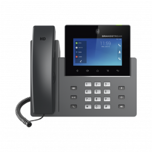 Videoteléfono IP pantalla táctil con android de 16 líneas con hasta 16 cuentas SIP, doble puerto Gigabit, PoE/PoE+
