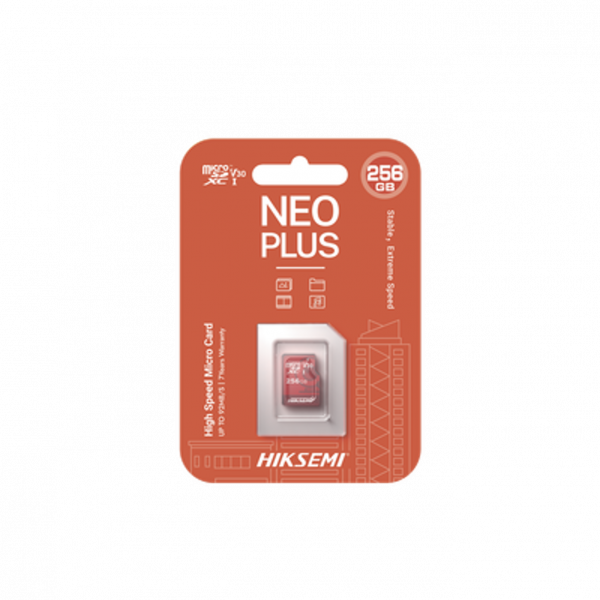 Memoria microSD HIKSEMI Clase 10 de 256 GB, Especializada Para Videovigilancia (Uso 24/7) - Imagen 2