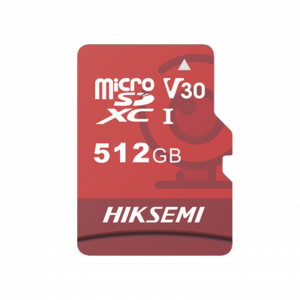 Memoria microSD HIKSEMI Clase 10 de 512 GB, Especializada Para Videovigilancia (Uso 24/7)