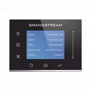 Conmutador IP-PBX GRANDSTREAM para hasta 1000 usuarios y 150 llamadas simultaneas, 4 FXO, 4 FXS