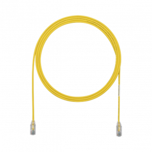 Cable de Parcheo PANDUIT TX6, UTP Categoría 6, 1.5 metros, Color Amarillo, Diámetro Reducido (28AWG)