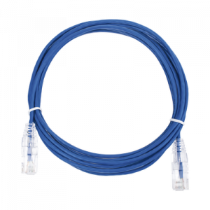 Cable de Parcheo LINKEDPRO Slim UTP, Categoría 6, 3 metros, color Azul Diámetro Reducido (28 AWG)