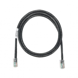 Cable de Parcheo PANDUIT UTP Categoría 5e con plug modular en cada extremo, 2 metros, Color Negro