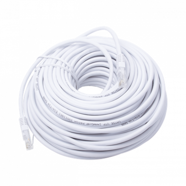 Cable de parcheo LINKEDPRO UTP Categoría 5e, 30 metros, color blanco