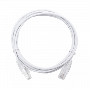 Cable de Parcheo Slim LINKEDPRO, UTP, Categoría 6, 3 metros, color Blanco Diámetro Reducido (28 AWG)
