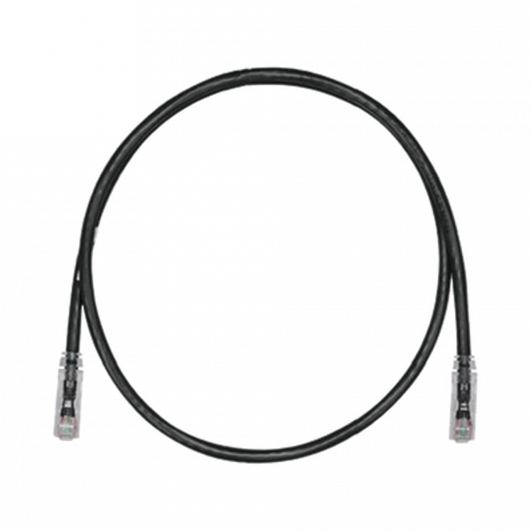Cable de parcheo, PANDUIT, TX6, UTP, 24 AWG, CM, Categoría 6, 1 metro, Negro