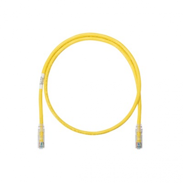 Cable de Parcheo PANDUIT UTP Categoría 6 con plug modular en cada extremo, 2 metros, Color Amarillo