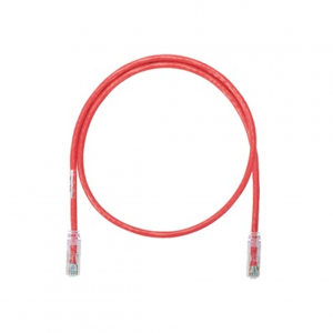 Cable de Parcheo PANDUIT UTP Categoría 6 con plug modular en cada extremo, 2 metros, Color Rojo