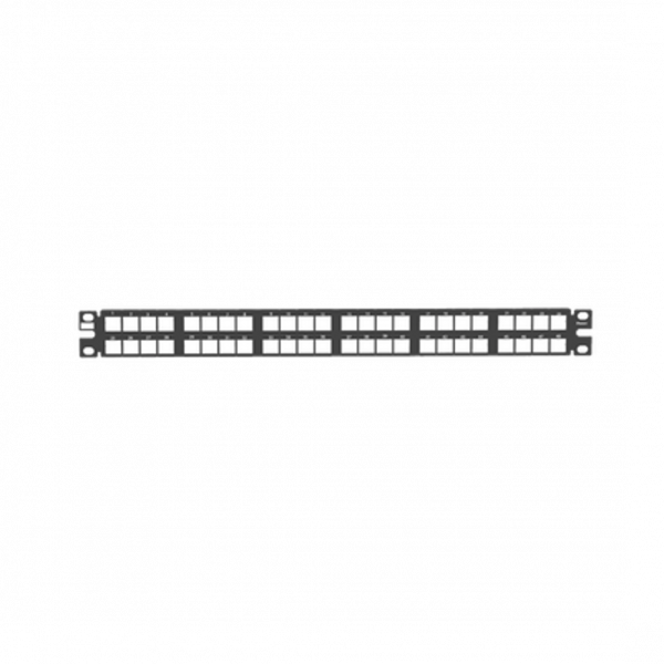 Panel de Parcheo Modular PANDUIT de Alta Densidad, Keystone (Sin Conectores), Identificación con Etiqueta Adhesiva, de 48 Puertos en 1 UR