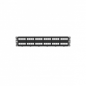 Panel de Parcheo Modular PANDUIT Keystone (Sin Conectores), de 48 Puertos, Identificación con Etiqueta Adhesiva, 2UR