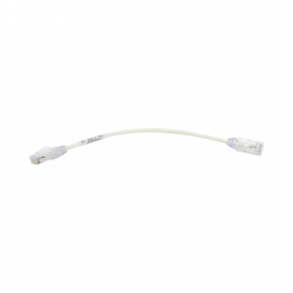 Cable de Parcheo PANDUIT TX6, UTP Categoría 6, 0.20 metros, Color Blanco, Diámetro Reducido (28AWG)