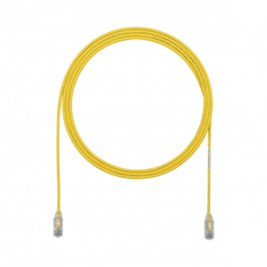 Cable de Parcheo PANDUIT TX6, UTP Categoría 6, 2 metros, Color Amarillo, Diámetro Reducido (28AWG)