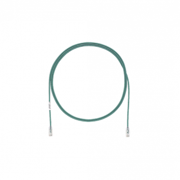 Cable de Parcheo PANDUIT TX6, UTP Categoría 6, 1 metro, Color Verde, Diámetro Reducido (28AWG)