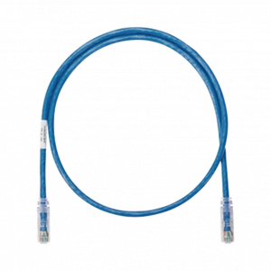 Cable de Parcheo PANDUIT UTP Categoría 5e con plug modular en cada extremo, 0.30 metros, Color Azul