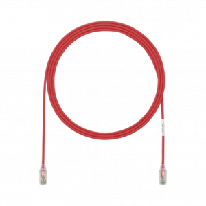 Cable de Parcheo PANDUIT TX6, UTP Categoría 6, 2 metros, Color Rojo, Diámetro Reducido (28AWG)