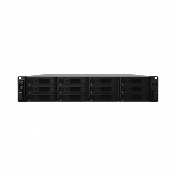 Servidor NAS Synology para rack de 12 bahías, Expandible a 24 bahías