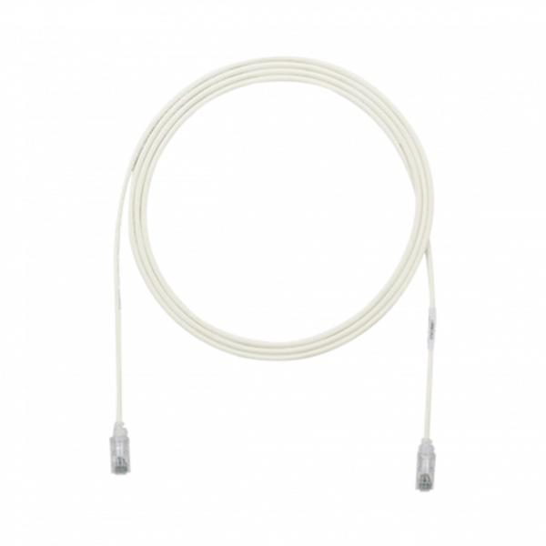 Cable de Parcheo PANDUIT TX6, UTP Categoría 6, 2 metros, Color Gris, Diámetro Reducido (28AWG)