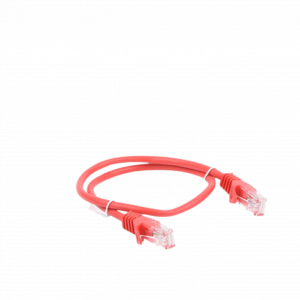 Cable de Parcheo LINKEDPRO UTP Categoría 5e, 0.5 metros color Rojo