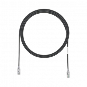 Cable de Parcheo PANDUIT TX6, UTP Categoría 6, 3 metros, Color Negro, Diámetro Reducido (28AWG)