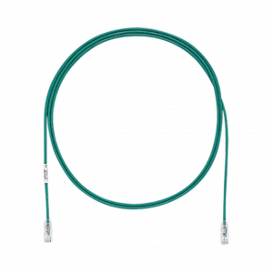 Cable de Parcheo PANDUIT TX6, UTP Categoría 6, 2 metros, Color Verde, Diámetro Reducido (28AWG)