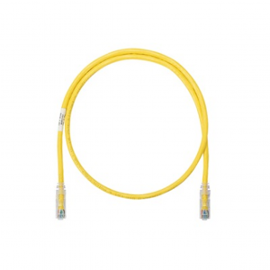 Cable de Parcheo PANDUIT UTP Categoría 6 con plug modular en cada extremo, 1 metro, Color Amarillo
