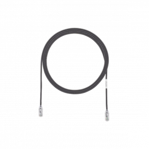 Cable de Parcheo PANDUIT TX6, UTP Categoría 6, 1 metro, Color Negro, Diámetro Reducido (28AWG)