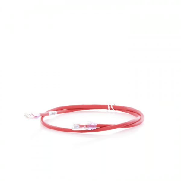 Cable de Parcheo PANDUIT UTP Categoría 6 con plug modular en cada extremo, 1 metro, Color Rojo - Imagen 2