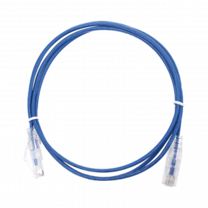 Cable de Parcheo Slim LINKEDPRO, UTP, Categoría 6, 1.5 metros, color Azul Diámetro Reducido (28 AWG)