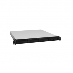 Servidor NAS Synology para Rack (1 U) de 4 Bahías (Expandible a 8 Bahías) / Servicio Nube Gratis (P2P)