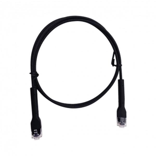 Cable de Parcheo LINKEDPRO Ultra Slim Con RJ45 Flexible, UTP Categoría 6, 1 metro color Negro, Diámetro Reducido (28 AWG)