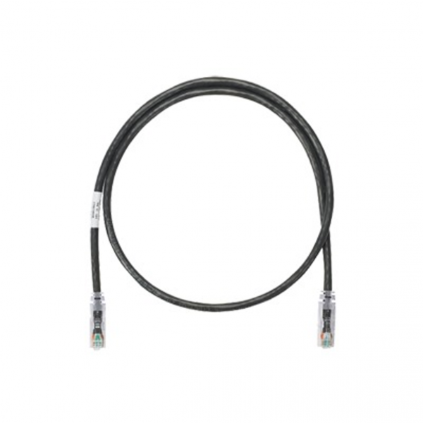 Cable de Parcheo PANDUIT UTP Categoría 6 con plug modular en cada extremo, 6 metros, Color Negro