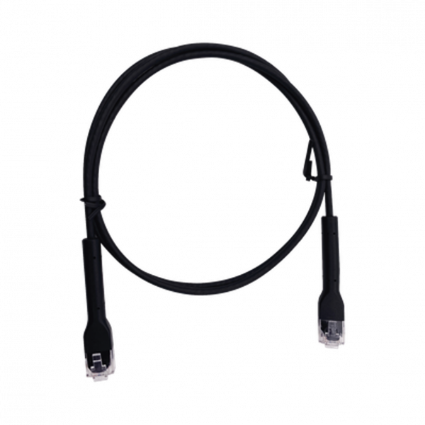Cable de Parcheo LINKEDPRO Ultra Slim Con Bota Flexible, UTP Categoría 6, 3 metros color Negro, Diámetro Reducido (28 AWG)
