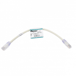 Cable de Parcheo PANDUIT UTP Categoría 6 con plug modular en cada extremo, 0.30 metros, Color Blanco