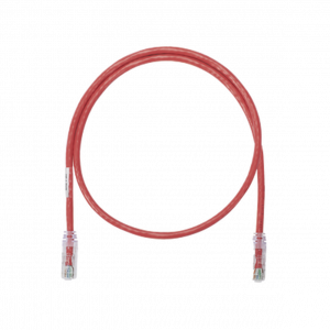 Cable de Parcheo PANDUIT UTP Categoría 6 con plug modular en cada extremo, 0.30 metros, Color Rojo