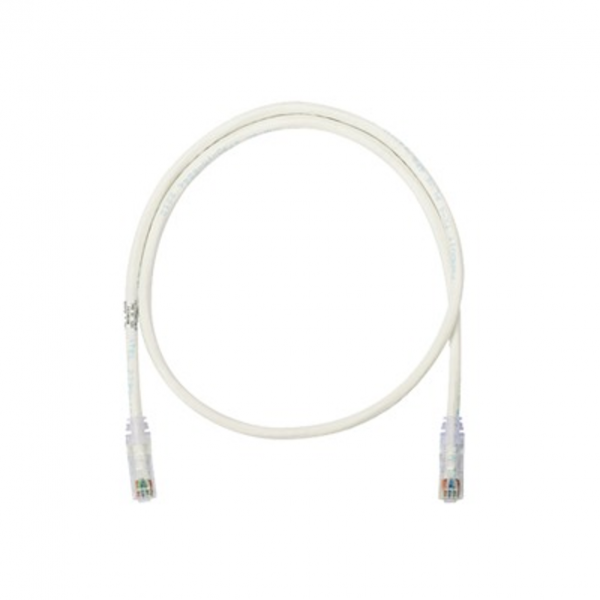 Cable de Parcheo PANDUIT UTP Categoría 6 con plug modular en cada extremo, 4.30 metros, Color Blanco mate