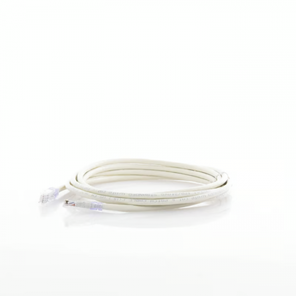 Cable de Parcheo PANDUIT UTP Categoría 6 con plug modular en cada extremo, 3 metros, Color Blanco mate - Imagen 2