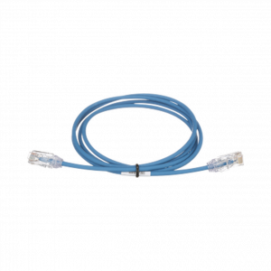 Cable de Parcheo PANDUIT TX6, UTP Categoría 6, 2 metros, Color Azul, Diámetro Reducido (28AWG)