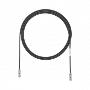 Cable de Parcheo PANDUIT TX6, UTP Categoría 6, 1.5 metros, Color Negro, Diámetro Reducido (28AWG)