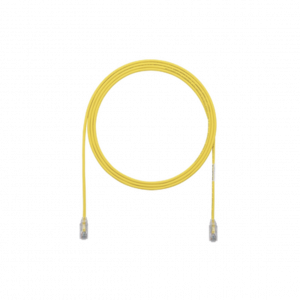 Cable de Parcheo PANDUIT TX6, UTP Categoría 6, 1 metro, Color Amarillo, Diámetro Reducido (28AWG)