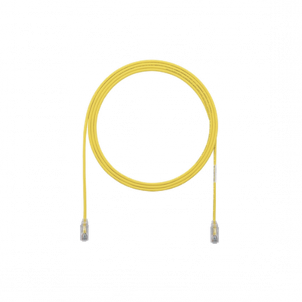 Cable de Parcheo PANDUIT TX6, UTP Categoría 6, 1 metro, Color Amarillo, Diámetro Reducido (28AWG)