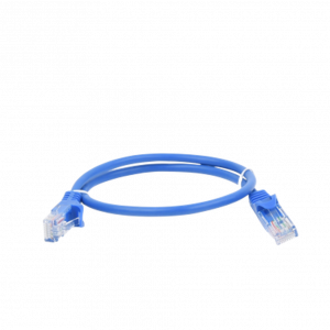 Cable de Parcheo LINKEDPRO UTP, Categoría 5e, 0.5 metros, color Azul