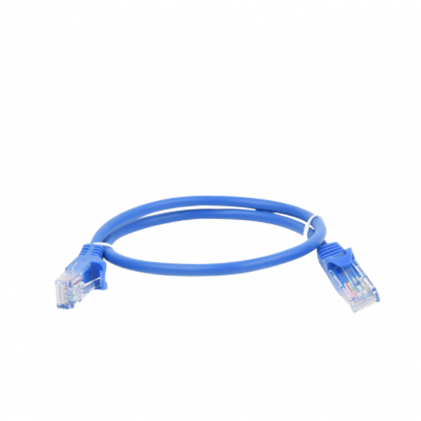 Cable de Parcheo LINKEDPRO UTP, Categoría 5e, 0.5 metros, color Azul