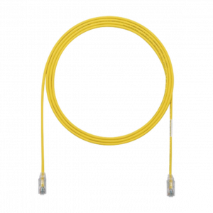 Cable de Parcheo PANDUIT TX6, UTP Categoría 6, 3 metros, Color Amarillo, Diámetro Reducido (28AWG)