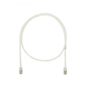 Cable de Parcheo PANDUIT UTP Categoría 5e con plug modular en cada extremo, 1.5 metros, Color Blanco Mate