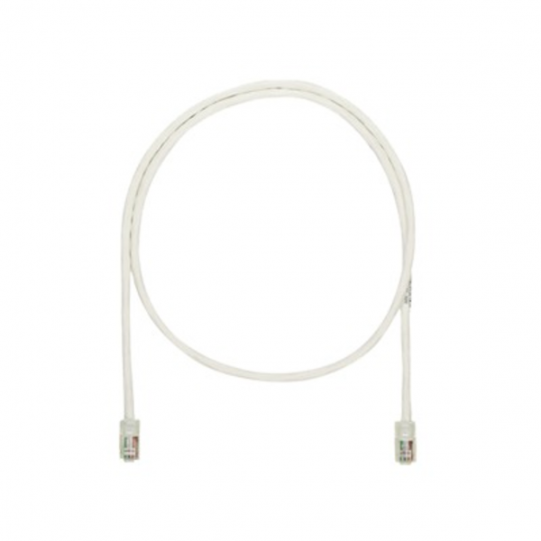Cable de Parcheo PANDUIT UTP Categoría 5e con plug modular en cada extremo, 1.5 metros, Color Blanco Mate