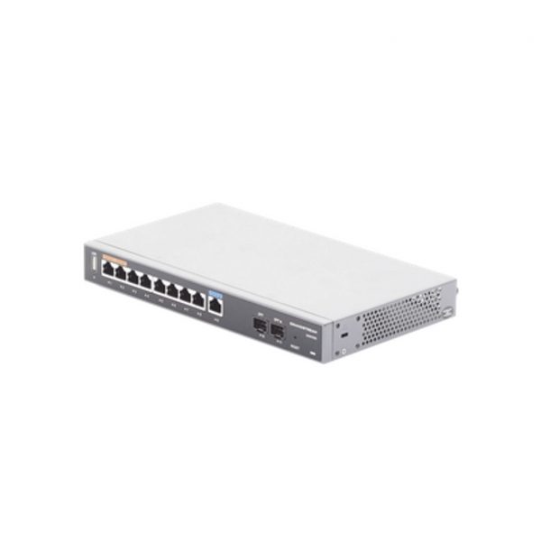 Router Gigabit VPN / Balanceador de cargas / 60,000 sesiones NAT / 9 puertos 10/100/1000 Mbps + 2 puertos SFP (WAN/LAN) / 1 puerto entrada PoE(af/at) / 2 puertos salida PoE (af/at) / Compatible con GWN Cloud - Imagen 2