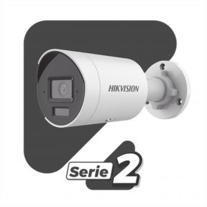 Cámara tipo Bala IP 4 Megapíxel Dual Light + 2 Micrófonos Integrados / Lente 2.8 mm / 40 mts Luz Blanca + 40 mts IR / ACUSENSE / Exterior IP67 / WDR 120 dB / PoE / ONVIF / Micro SD / Metal / ACUSEARCH