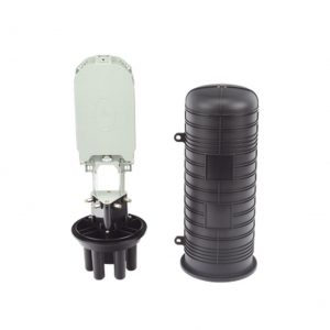 Caja de Distribución de Fibra Óptica Vertical tipo Domo, 48 empalmes (Expandible hasta 96 empalmes con charola LP-SCV-48-ST), Exterior, IP68