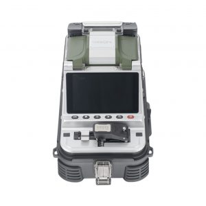 Fusionadora de Fibra Óptica MultiModo y MonoModo / 6 motores / Alineación por Núcleo / OPM + VFL / Cleaver Eléctrico de un Solo Paso