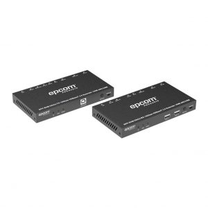 Kit Extensor HDMI | 4K2K60HZ | HDR 4:4:4 | HDBaseT | 100M | Salida de Audio | HDCP 2.2 | IR Bidireccional | Admite la función USB KVM